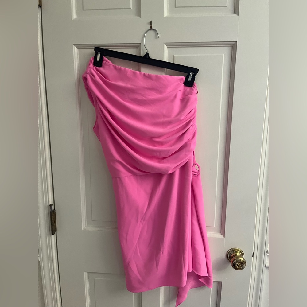 Amanda Uprichard one shoulder dress!